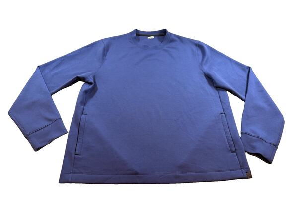 Away Other - Away Travel Men’s XL Navy Blue Crewneck Pullover Sweatshirt Stretch Pockets